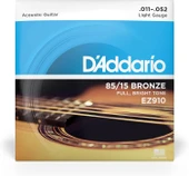 D'Addario Ez910 Akustik Gitar Tel Seti, 85/15 Bronze, Light Gauge - 2