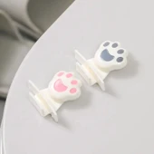 Sevimli Pati Detaylı Tuvalet Kapağı Kaldırma Aparatı, Hijyenik Kullanım İçin Eller Temassız Plastik Kulp, - 6