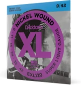 D'Addario Exl120 Elektro Gitar Tel Seti, Xl, 9-42, Nickel Wound, Su - 1