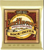 Ernie Ball P02008 Rock and Blues Plain G Earthwood 80/20 Bronz Akustik Gitar Telleri 10-52 Kalınlık - 1