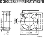 30x30 Kare Fan 12V - 7