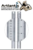 Çelik Cetvel 30 cm İnç Ölçülü 2 Adet Paslanmaz Çelik Metal Çetvel 30 Santimetre Düz Kenar Kolay Çizimler İçin - 2