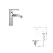 POLİSU KRİSTAL MİX LAVABO BATARYASI thumbnail 2