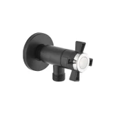 POLİSU TAHARET MUSLUĞU 1/2*3/8 (SİYAH) - 1