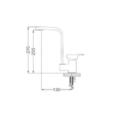 POLİSU NEWSTYLE MİX L TİPİ LAVABO BATARYASI - PERLATÖRLÜ thumbnail 2