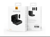 Nettech NT-0T09 Lightning Duo Wireless Mini Kablosuz Yaka Mikrofonu - 6
