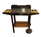 Wetterstein Tekerlekli Mangal, Ahşap Sehpalı/Raflı - 4