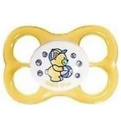 Bebedor Geniş Hava Yüzeyli Kapaklı Emzik NO:2 Sarı thumbnail 1