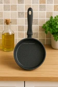 14 cm Granit Mini Sos ve Omlet Tavası - Yapışmaz, Sağlıklı, Şık ve Dayanıklı Yapı - 6