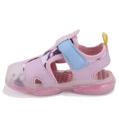 Vicco Live 332B525Y217 Pudra Ortopedik Günlük Işıklı Kız Çocuk Spor Sandalet - 3