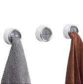 Yuvarlak Kendinden Yapışkanlı Havlu Tutucu Deliksiz Montaj Kolaylığı thumbnail 4