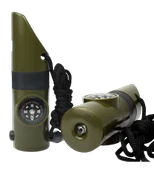 Çok Fonksiyonlu Kamp ve Deprem Acil Durum Düdüğü  Yüksek Sesli, Taşınabilir Güvenlik Ekipmanı thumbnail 1