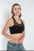 TÜL DETAYLI SPORCU CROP thumbnail 1