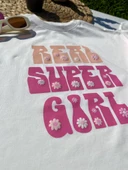 Real Super Girl Kız Çocuk Takım – Beyaz/Pembe - 2