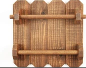 KUZELA Ahşap Çit Duvar Havluluk - 1