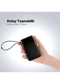 Ttec 2BB215 ReCharger Pro LCD 10.000mAh PD 22,5W Kablolu Taşınabilir Hızlı Şarj Aleti Powerbank thumbnail 5