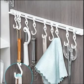 Duvara Monte Çok Amaçlı Mutfak Gereç Tutucu Pratik ve Düzenleyici Askı Sistemi thumbnail 5