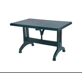 Omnipazar MT-GF212 Prima Ancora Plastik Dikdörtgen Bahçe Balkon Masa 75x120 cm - 1