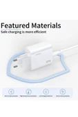 Hepu Hp-C32 Yeni Nesil GAN 67W 2X Type-C USB-C PD+1X USB QC Hızlı Şarj Adaptörü - 4
