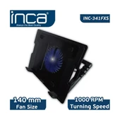 Inca Inc-341FXS Siyah Ergonomik Sessiz Usb Notebook Soğutucu - 1
