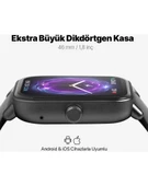 Ttec Tempus 46MM Tft Ekranlı Dikdörtgen Kasa Akıllı Saat thumbnail 3