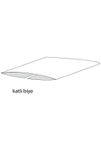 Biye Koton Katlı D54 Füme 2 cm 25 Metre %65 Koton %35 Polyester - 2