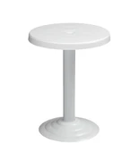 Omnipazar MT-GF401A Beyaz Medio Bahçe Balkon Sehpa Ø50 Cm - 1