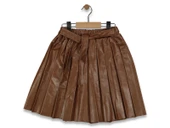 Kız Çocuk Deri Kuşaklı Etek BGL-ST04439 thumbnail 1