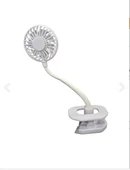 Portatif Işıklı Mini Klipsli Fan - 4