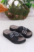 Fort 220507 Siyah Rahat Esnek Anatomik Kadın Terlik thumbnail 4