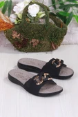 Fort 5229 Siyah Rahat Esnek Anatomik Kadın Terlik thumbnail 3