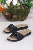 Fort 5723 Siyah Rahat Esnek Anatomik Kadın Terlik thumbnail 4