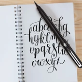 Pentel Arts Pocket Brush Cep Tipi Fırça Uçlu Kalem - Siyah-XGFKP-FP10 - 3