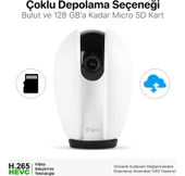 Ttec Wizi Pro Full Hd 360 Derece Tak Çalıştır Wi-Fi Akıllı Kamera thumbnail 8