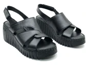 Venüs Morgen Hakiki Deri Comfort Ortopedik Kadın Sandalet - 3