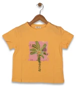 Kız Çocuk Palmiye Baskılı Tişört BGL-ST04449 - 3