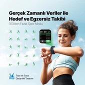 Ttec Tempus 46MM Tft Ekranlı Dikdörtgen Kasa Akıllı Saat - 8