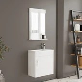 UBM Zerde 45 cm Banyo Dolabı Beyaz - 1