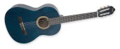VALENCIA VC204TBU KLASİK GİTAR, SCALE 4/4,ŞEFFAF MAVİ MAT, KAPAK VALENCIA, VC204TBU, KLASİK GİTAR, 4/4, (101CM X 36CM) ŞEFFAF MAVİ MAT - 1