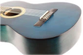 VALENCIA VC204TBU KLASİK GİTAR, SCALE 4/4,ŞEFFAF MAVİ MAT, KAPAK VALENCIA, VC204TBU, KLASİK GİTAR, 4/4, (101CM X 36CM) ŞEFFAF MAVİ MAT - 3
