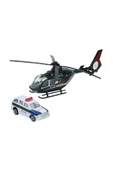 Metal Araba ve Helikopter Seti - 1