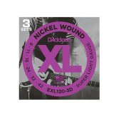 DADDARIO EXL120-3D 3 SET ELEKTRO GİTAR TEL SETİ 9-42 thumbnail 1