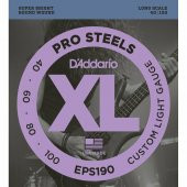 DADDARIO EPS190 BAS GİTAR TEL SETİ, XL, 40-100, LONG SCALE, PROSTE    - 1