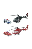 Metal Araba ve Helikopter Seti - 2