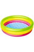 Bw51104 Şişme Taban 3 Halkalı Yuvarlak Çocuk Havuzu 102x25cm Kutulu - 2