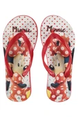 Minnie Mouse Kız Çocuk Terlik 30-35 Numara Kırmızı - 1