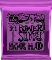 Ernieball P03220 POWER SLINKY Elektro Gitar Tel Seti 3 lü Paket - 1