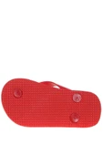 Yazlık Terlik Kırmızı Arkası Lastikli - 3