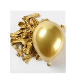 METALİK BALON GOLD 50 ADET thumbnail 2