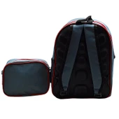 Gen-Of 2 Bölmeli Yarış Arabası Okul Sırt Çantası Ve Beslenme Çantası Mavi KOD:1309 thumbnail 2